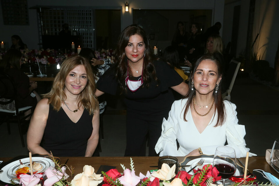 Diana Yunes, Martha Torres y Lorena Medellín