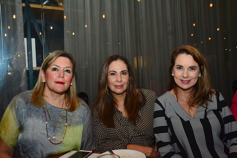 Emma Solórzano, Gaby González y Liz Castañeda