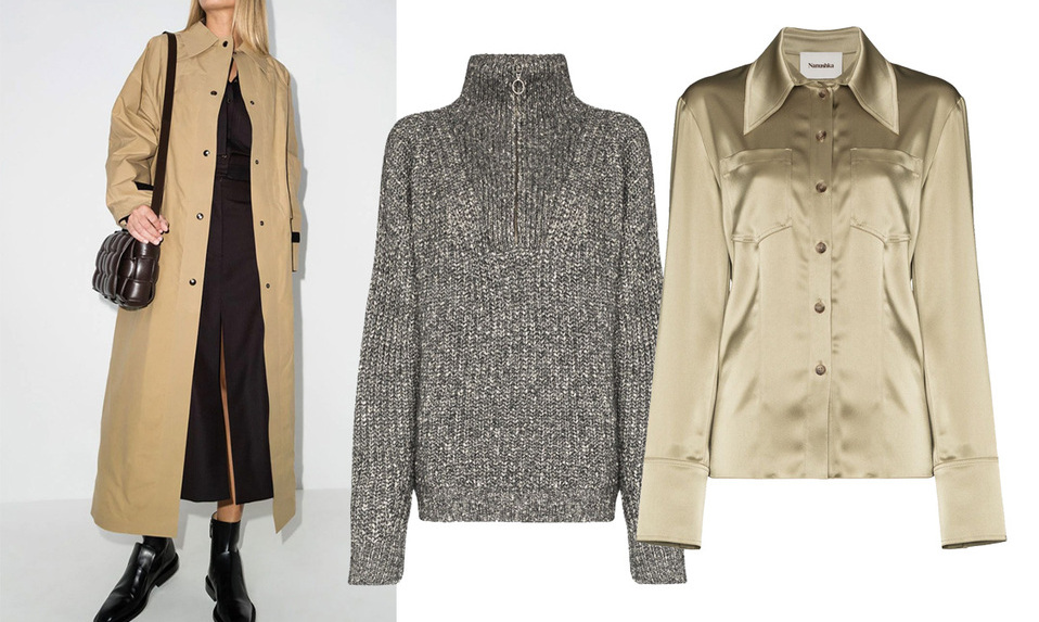 Forever neutrals: KASSL Editions  20,073 MXN, Isabel Marant 11,635 MXN, Nanushka 9,900 MXN