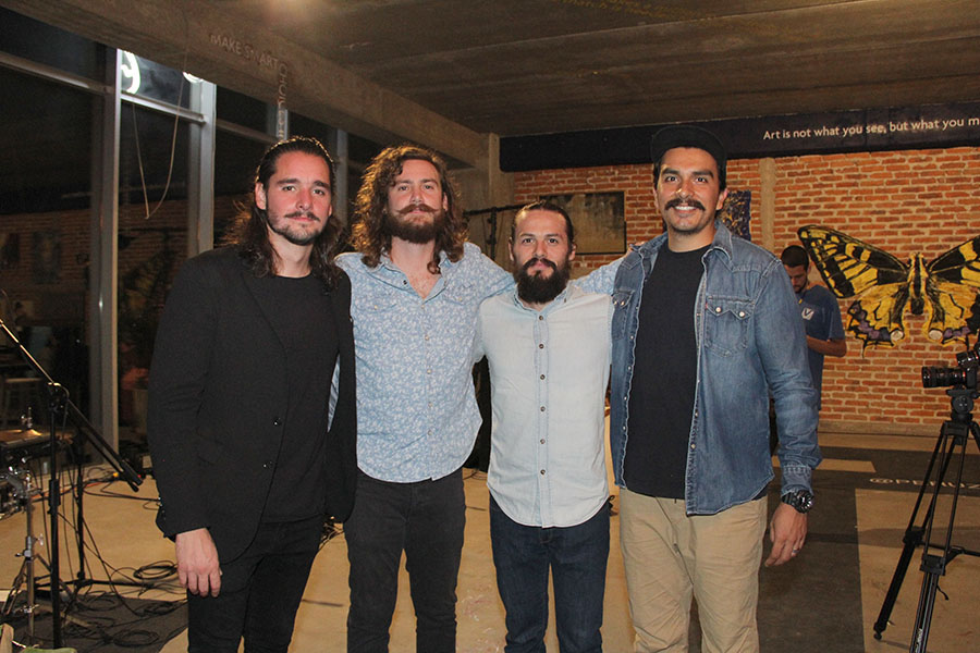 Juan Pablo Carranza, Jorge Mónaco, Tomás Martínez y Steve Zamora
