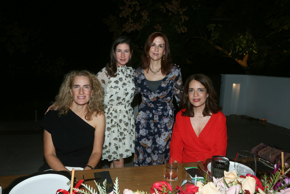 Leticia de Treviño, Pilar Ledezma de Zambrano, Franciela Coindreau de Garza y Yolanda Rocha