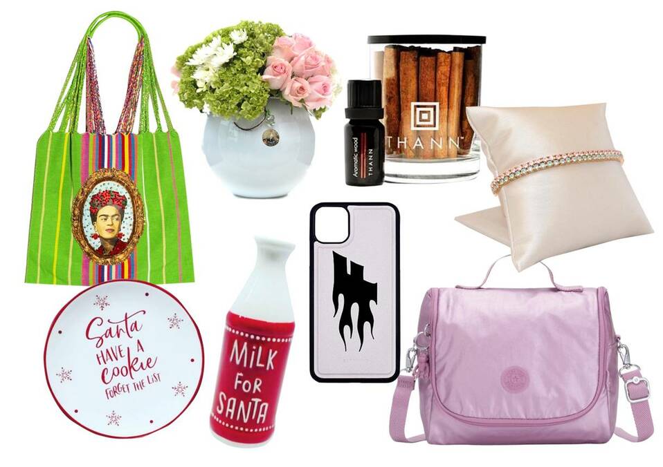 POTPOURRI CON ACEITE ESENCIAL @thannmexico, BRAZALETE @mooi_mx, JOSEFINA BY VERO SOLIS @josefina_byverosolis, KIT NAVIDEÑO @giftfactory.mx, MOCHILA KI