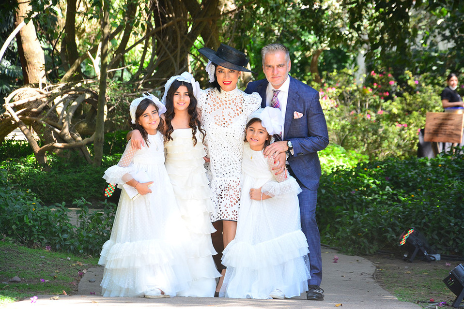 Miguel Granada, Ana Laura Orozco, Triana Granada, Laia Granada y Macarena Granada