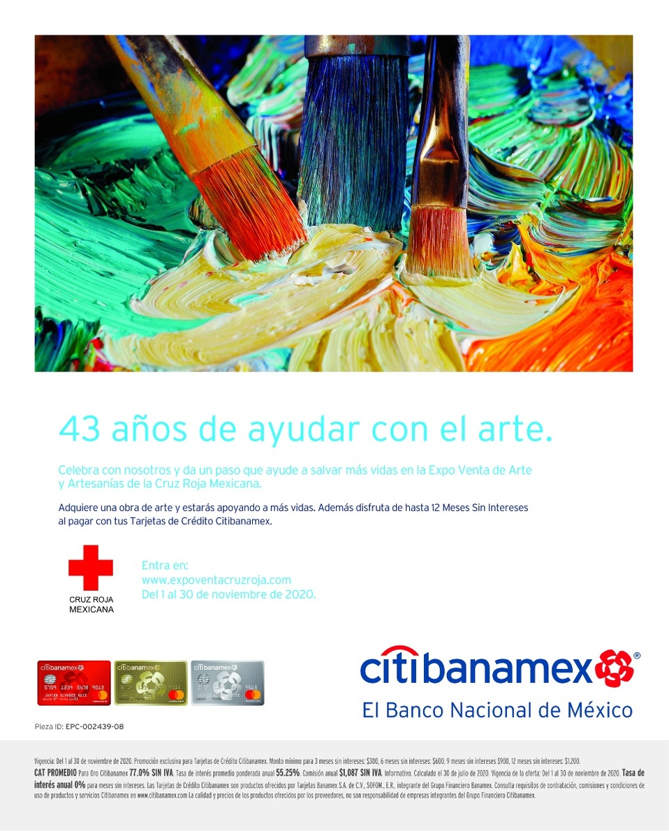 Expo Venta  de Arte y Artesanías de la Cruz Roja Mexicana