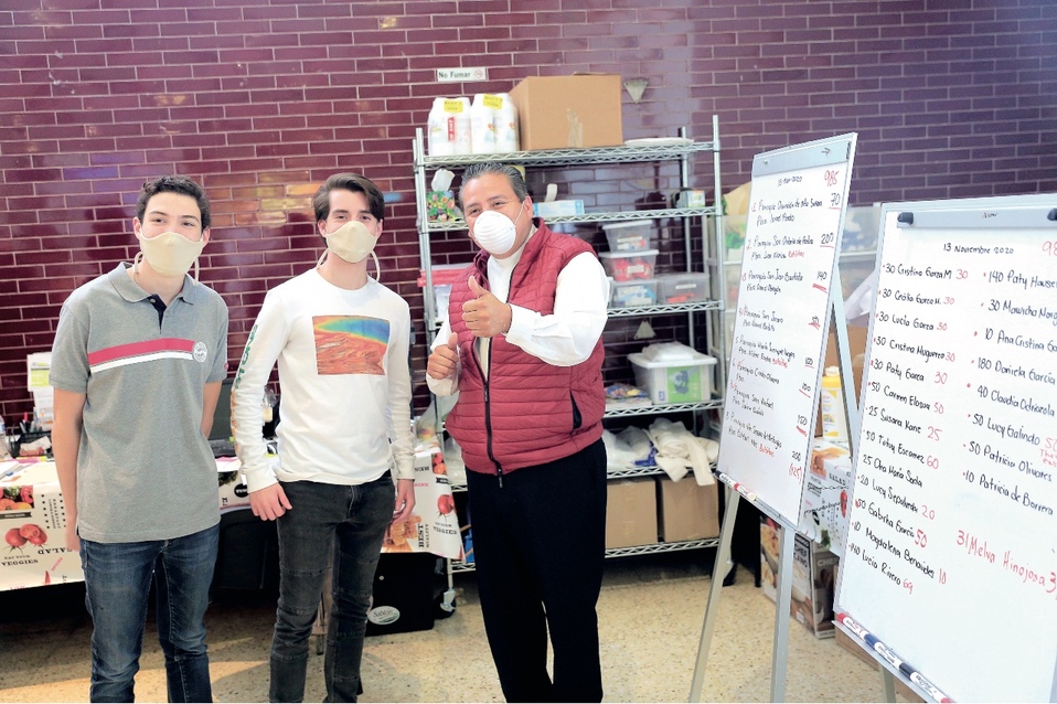 Eugenio Castro, Diego Benítez y Padre José Esteban