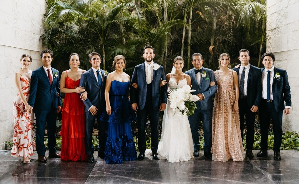 Familia de la novia / Foto: Kape Photography y Andrés Barria