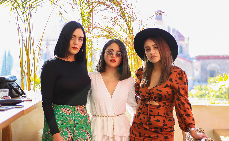 Alexa Hernández, Frida Mata y Abigail de la Torre. Foto: Aarón Solís