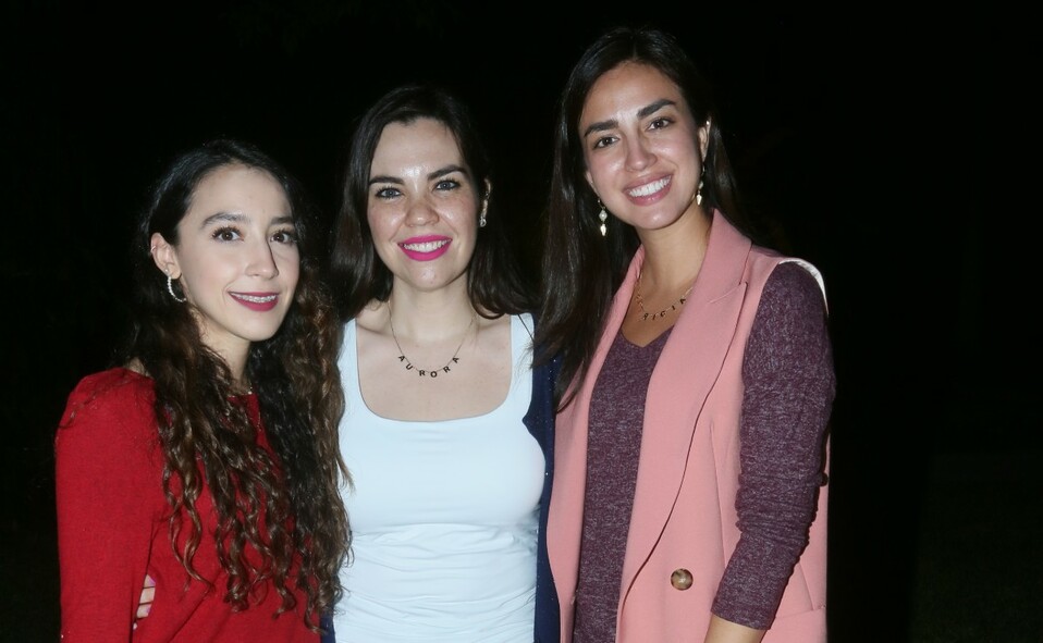 Paola Alanís, Karla González y Patricia Molina. FOTO: OMAR VALDEZ