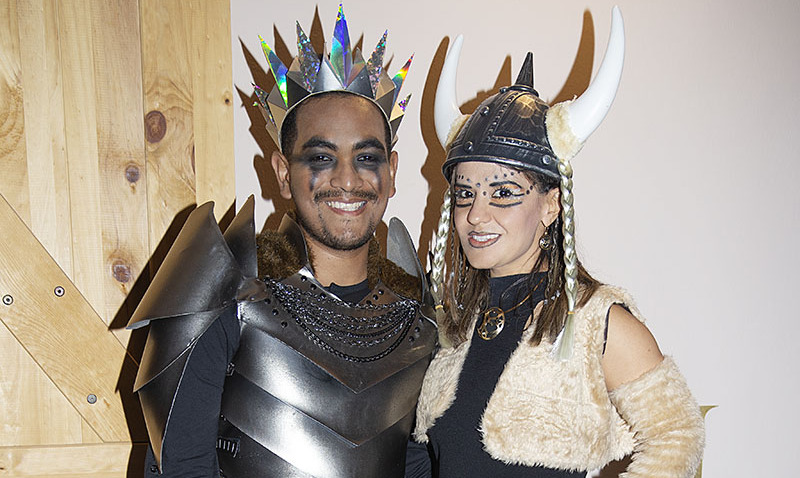 Manuel Saldivar y Edith Manquero