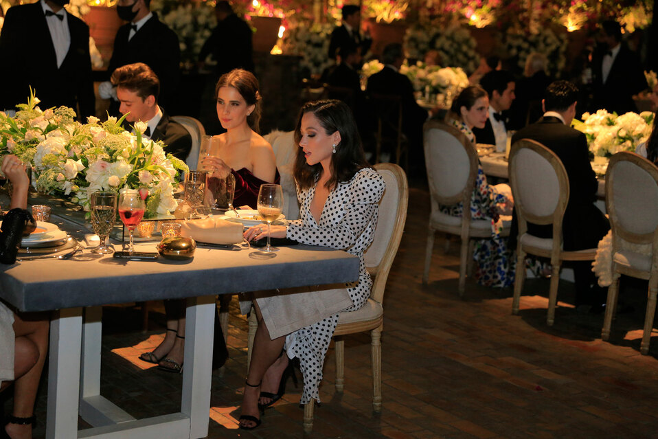 Esteban Gutiérrez, Mónica Casán De Gutiérrez y Coco Zambrano.Foto: Daniel Saldívar