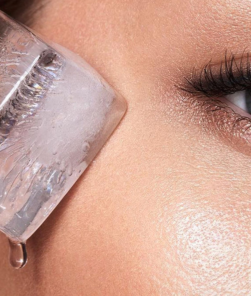 Hieloterapia en el rostro, lo mejor para combatir el envejecimiento prematuro