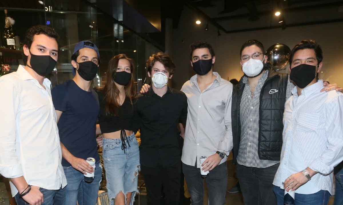 Pablo Nava, Fabián Connor, Daniela Villarreal, Eugenio Benítez, Bernardo Andonie, Emiliano Pérez y Gabriel Torres / Foto: Omar Valdez