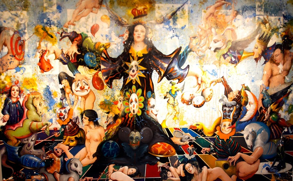 El jardín de las delicias, obra de Nino Magaña / Foto : Antonio Mireles