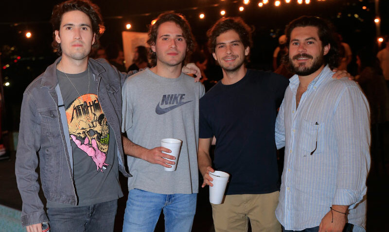 Juan José Gutiérrez, Eduardo Wise, Diego Carrillo y Diego Rule