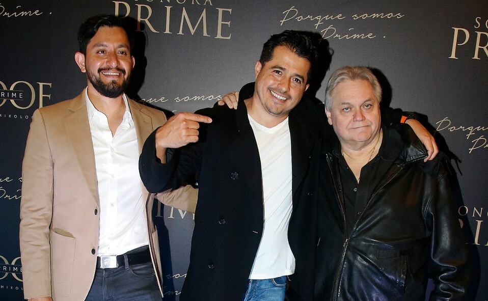 Erick Añorbe, Ricardo Añorbe y Carlos Bremer. FOTO: OMAR VALDEZ