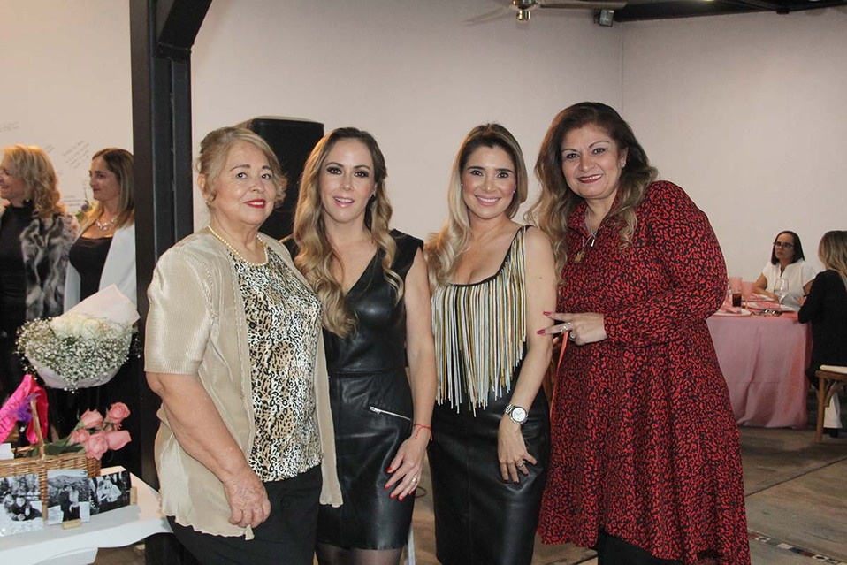 Carlota Legoff, Maritza Aispuro, Elizabeth Nungaray y Paola Lomelí