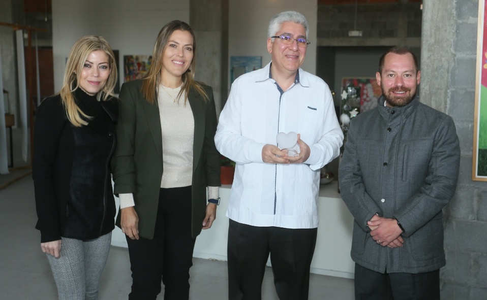 Érika Villarreal, Martha Celia Villarreal, Ulises Leal y Gerardo Villarreal  / Foto: Omar Valdez