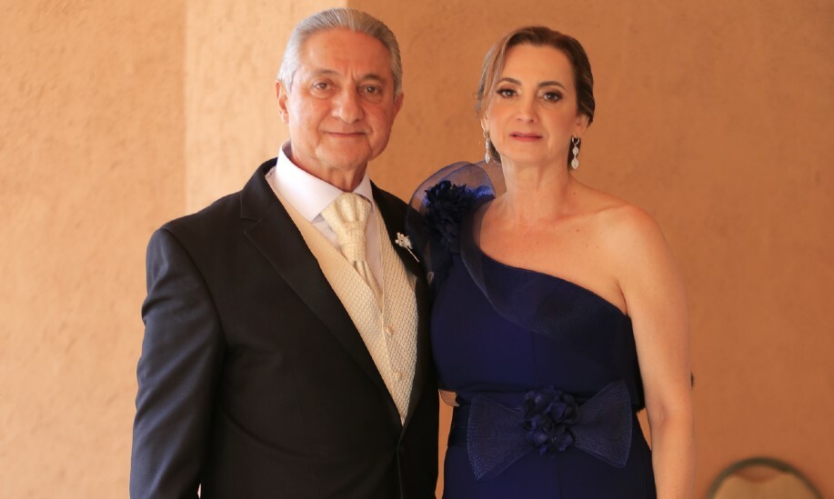 Papás del novio, Emilio Marcos y Sandra Dieck de Marcos