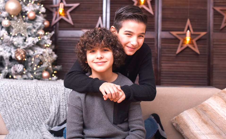 Marcelo y Camilo: Nosotros decidimos pedir a Santa un XBox para disfrutarlo juntos”.