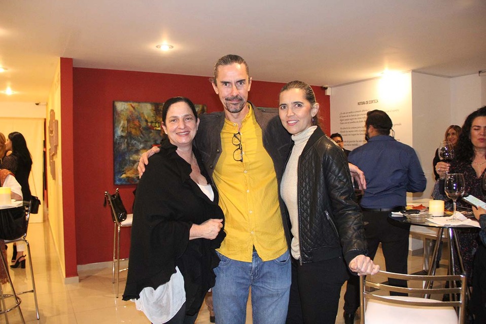 Verónica González, Miguel Ángel Martín del Campo y Bertha Martín del Campo