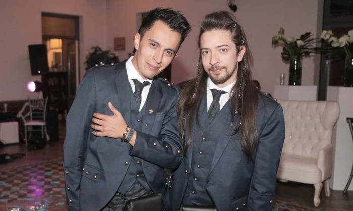 Sebastián Castañeda y Juano Parga. Foto: Carlos Dayan Aparicio.