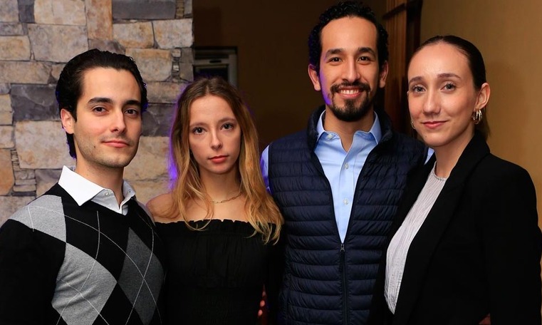 Federico Alatorre, Miranda Villagómez, Francisco de Anda y Samantha Chávez / Fotos: Daniel Saldívar