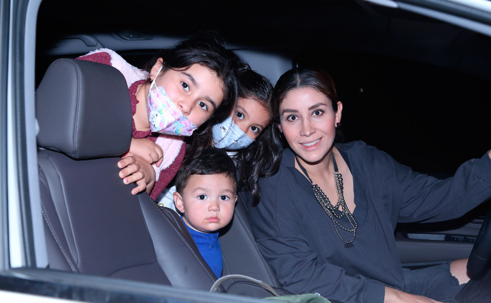 Isabel, Regina, Juan Pablo e Idalid