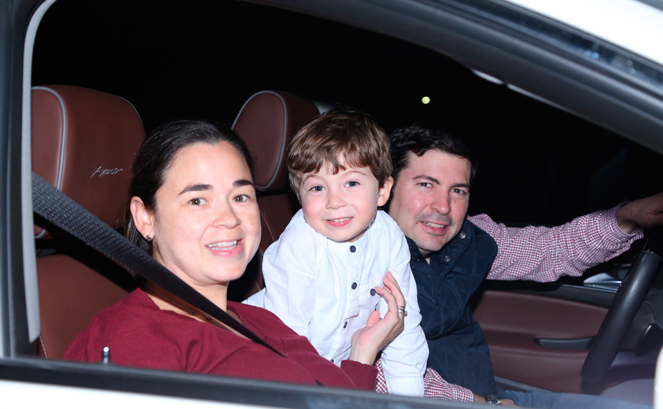 Sofía, Diego y Roberto
