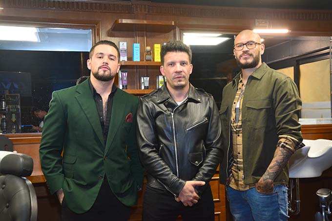Alejandro Martín, Carlos Meza y Jorge Enríquez