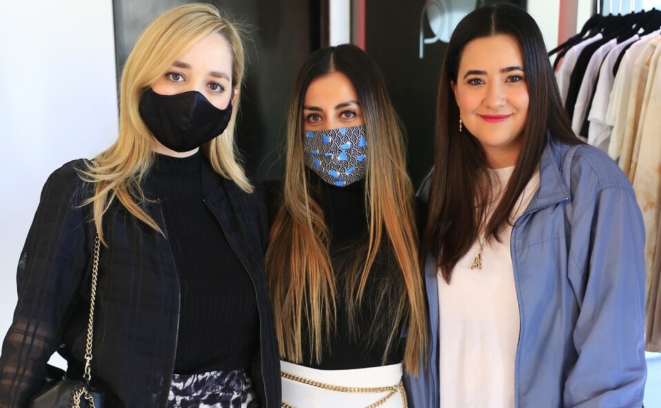 Stephanie Roxanne, Gabriela Rojas y Ana Cecy Llozano. FOTO: DANIEL SALDÍVAR