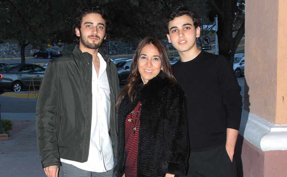 Antonio Elizondo, Verónica Lozano y Sebastián Elizondo / Fotos: Antonio Mireles y Daniel Saldívar