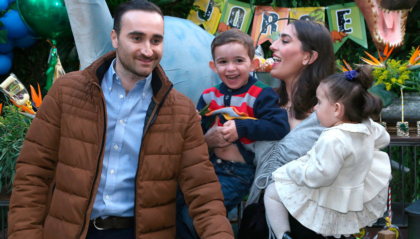 Jorge, Jorgito, Luciana y Carlota