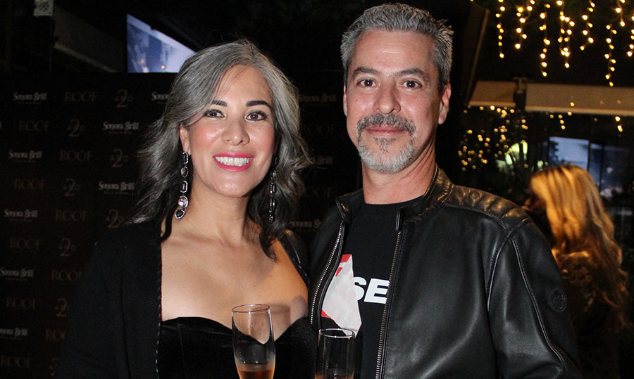 Alicia Flores y Luis Colunga.