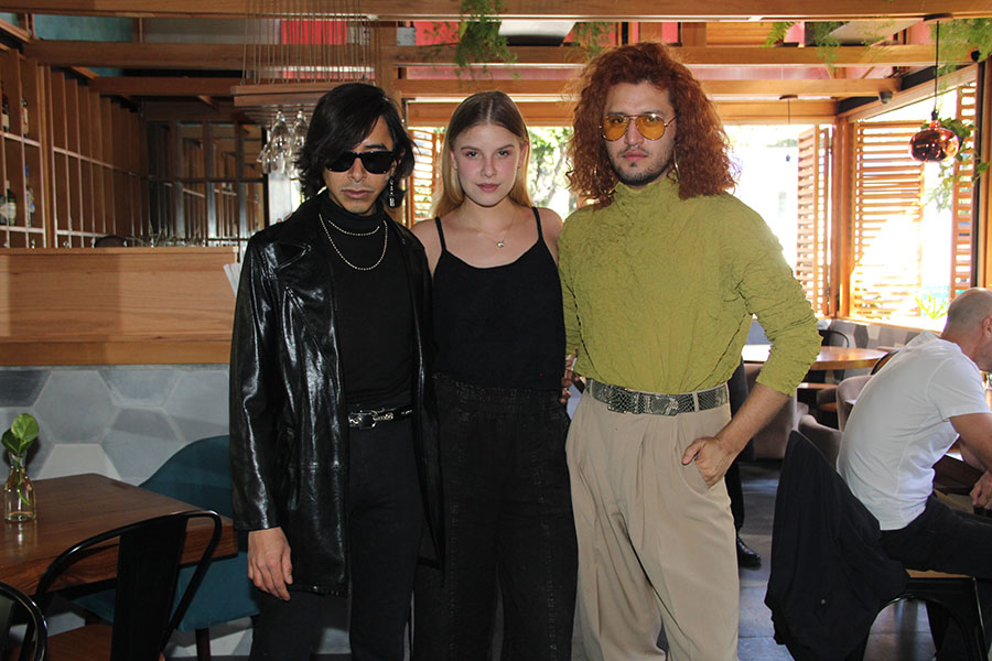 Ocanna Ramos, Patricia Covarrubias y Adrián Ruvalcaba