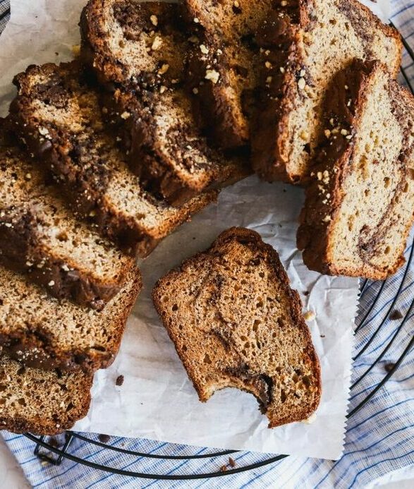 Pan de plátano en tres recetas distintas.