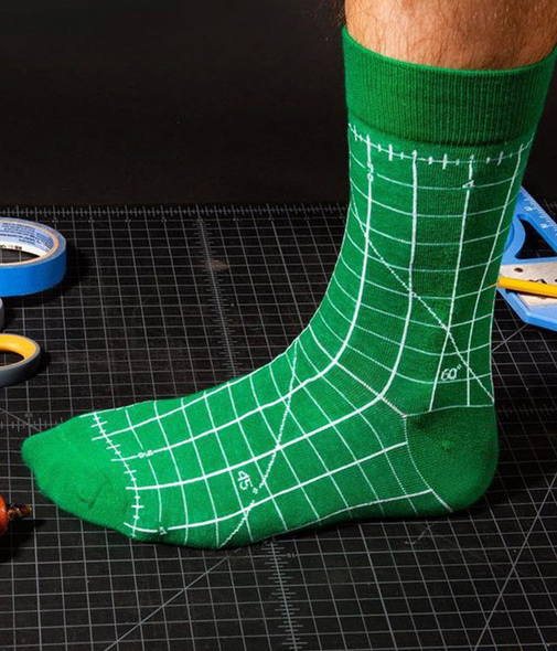 Los calcetines gráficos es algo que necesitabas para tu orientación. Foto: Boolean Brands
