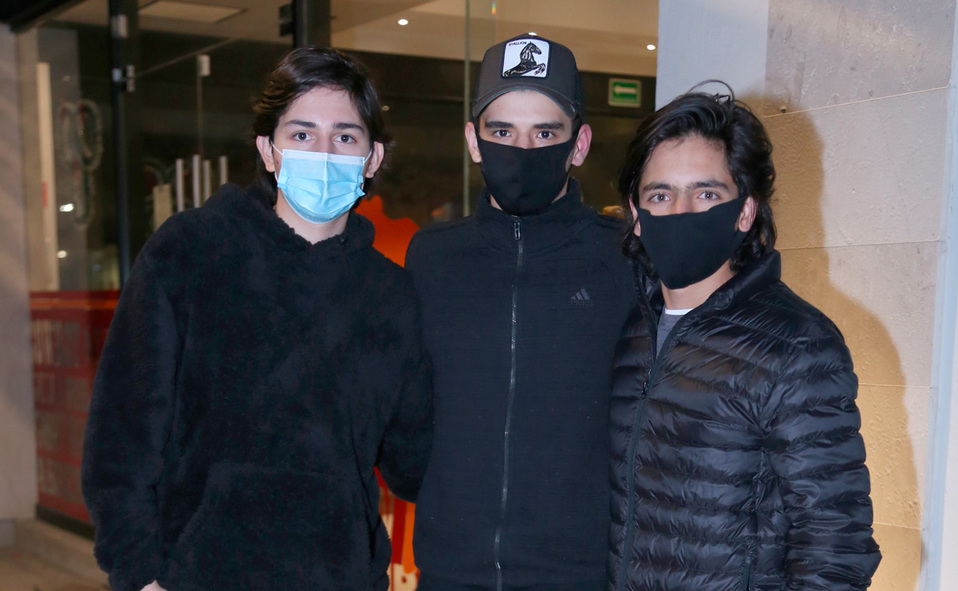 Jacobo, Iker y Gustavo