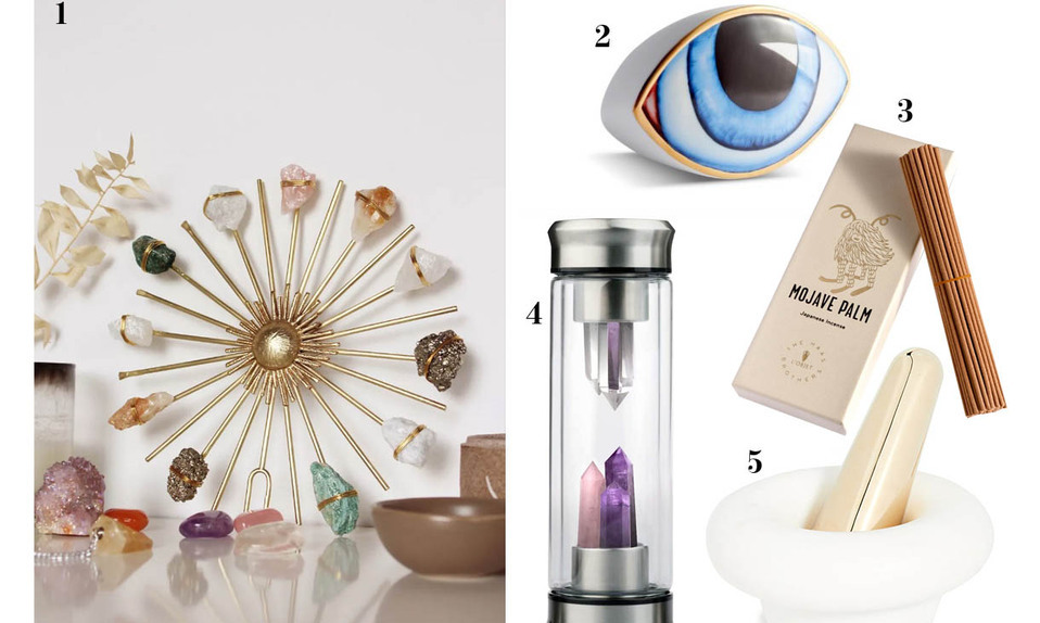 1.Ariana Ost / 2,401 MXN, 2. L’OBJEt / 6,452 MXN, 3. L’OBJET Incense Sticks / 1,092 MXN, 4. Wcolas  / 2.290 MXN, 5. TOM DIXON Mortero 4,803 MXN