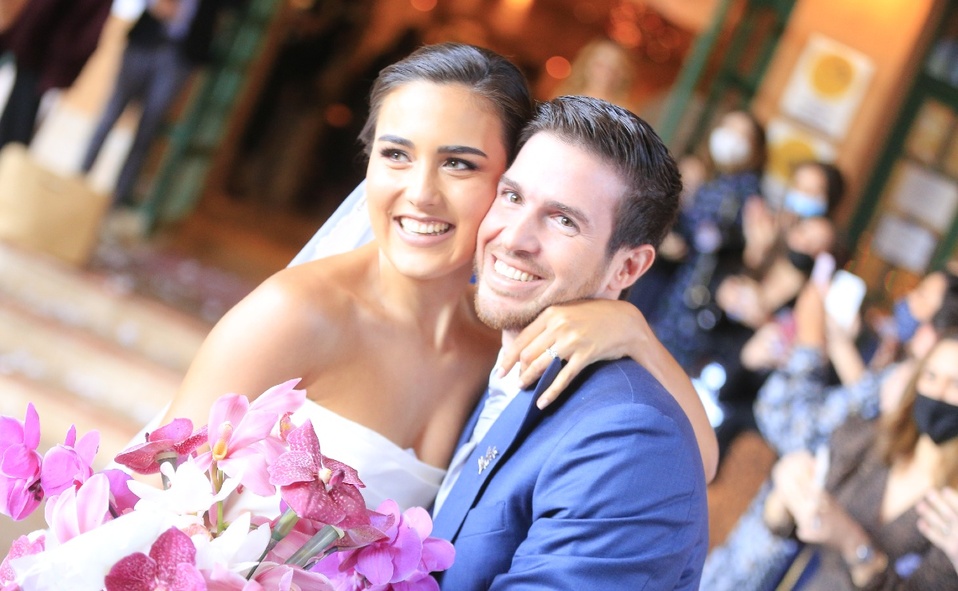 Roberta Treviño y Adrián Virgilio Garza / Foto: Daniel Saldívar