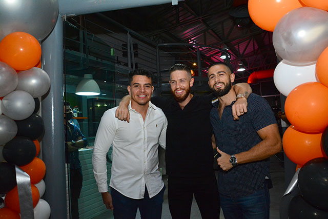 Daniel Acosta, Raúl Arreola y Diego Arreola