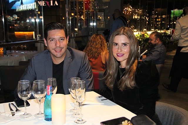 David Cadena y Carmen Fernández.