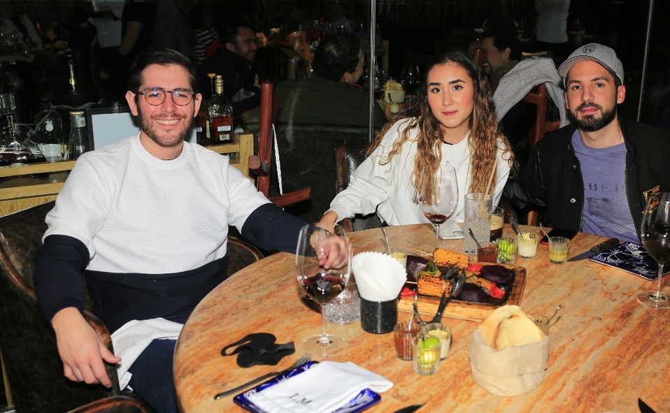 César Garza, Tamara Saldaña y Romeo Treviño / Foto: Daniel Saldívar