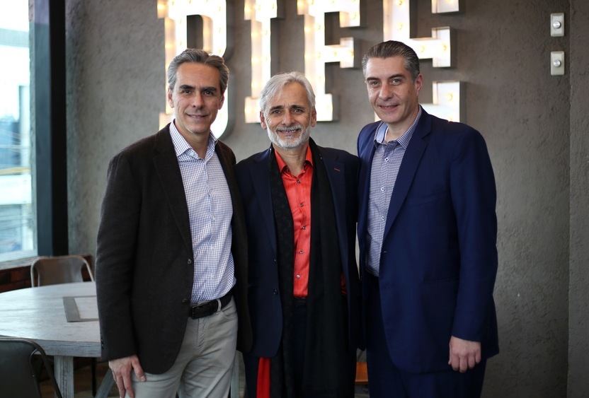 Armando Martínez, Jesús Martínez y Martín Peláez. Foto: Carlos Dayan Aparicio.