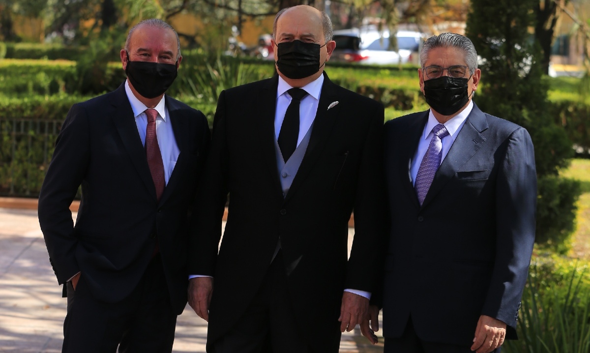 Enrique Barreda, Sergio Deschamps y Álvaro Montemayor / Foto: Daniel Saldívar