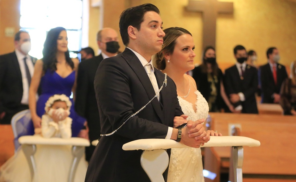 Paola Deschamps y César Alejandro Cruz / Foto: Daniel Saldívar
