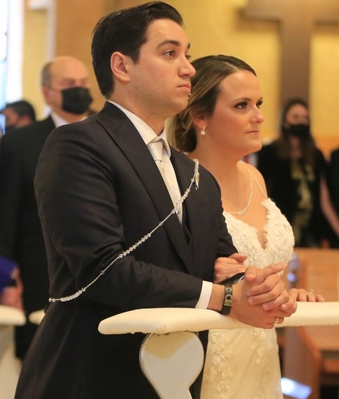 Paola Deschamps y César Alejandro Cruz / Foto: Daniel Saldívar
