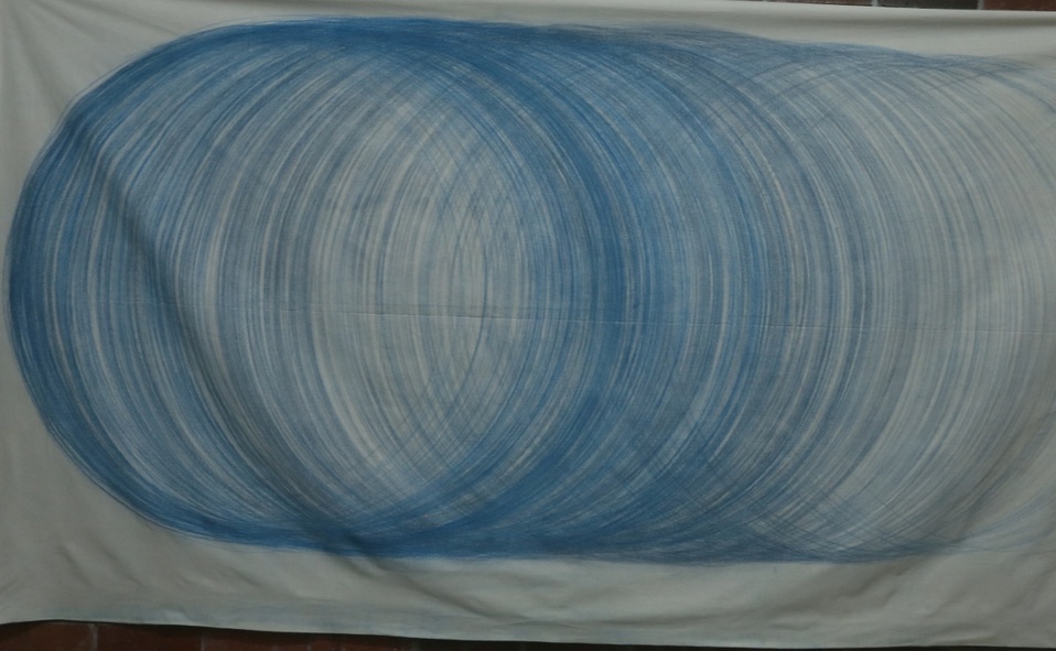 Obra de la serie Respiraciones / Foto: Omar Valdez