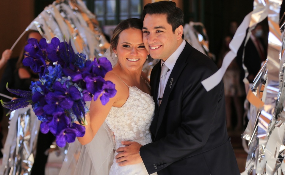Paola Deschamps y César Alejandro Cruz / Foto: Daniel Saldívar
