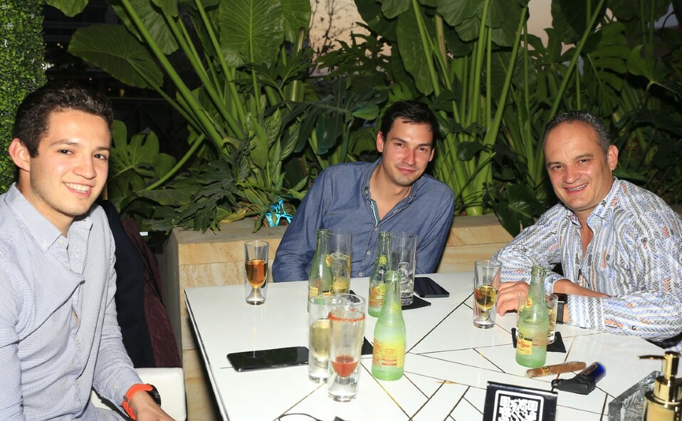 José Alberto Knoell, Javier Garza Elizondo y José Alberto Knoell. FOTO: DANIEL SALDÍVAR