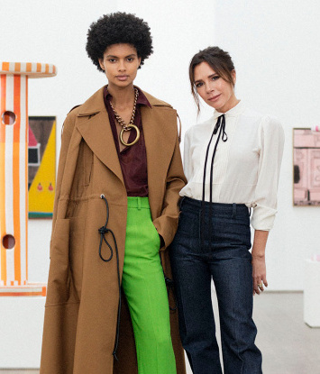 Victoria Beckham presentó para su nueva colección esta propuesta. Foto: Archivo